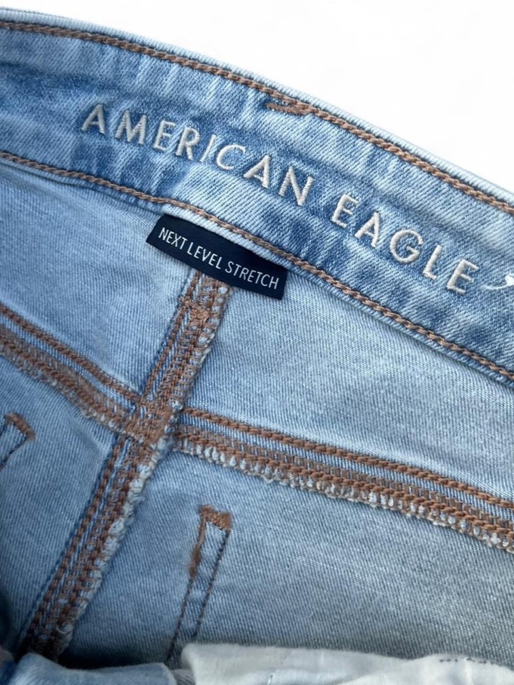 American Eagle Outfitters Next Light Blue Skinny Jeans US 2 - Picture 5 of 8